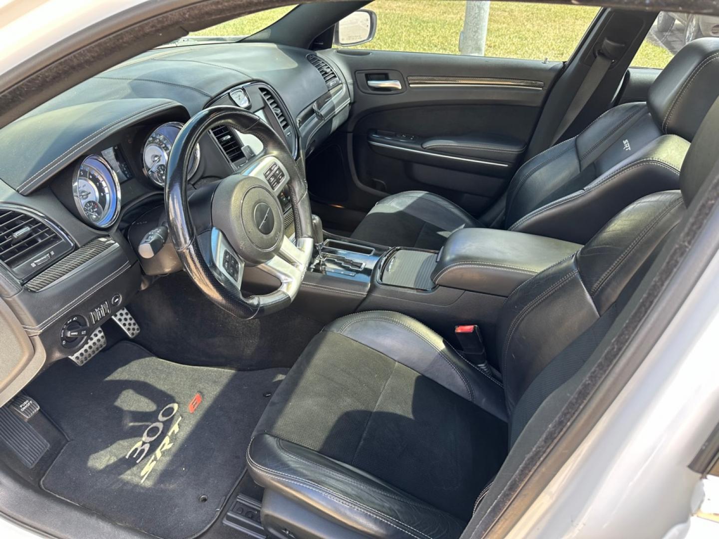 2012 WHITE CHRYSLER 300 SRT-8 (2C3CCAFJ5CH) with an 6.4L engine, Automatic transmission, located at 1030 S. 22nd St., Bismarck, ND, 58504, (701) 258-0022, 46.793560, -100.758118 - 6.4 Liter SRT-8 YELLOW BRAKE CALIBER COVERS-AUTO- Photo#7