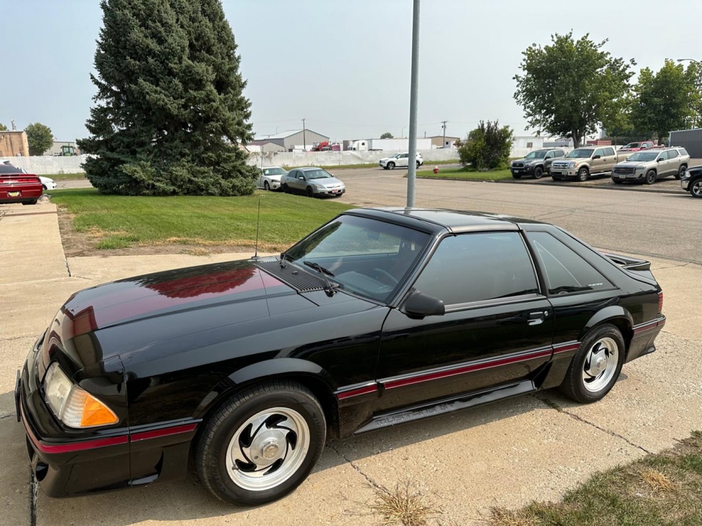 1987 BLACK FORD MUSTANG GT (1FABP42E6H2) with an 5.0 engine, Automatic transmission, located at 1030 S. 22nd St., Bismarck, ND, 58504, (701) 258-0022, 46.793560, -100.758118- Photo#0