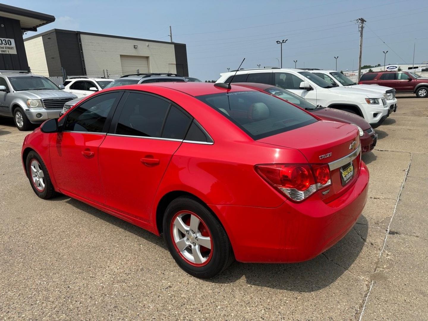 2015 RED CHEVROLET CRUZE LT (1G1PC5SB6F7) with an 1.4L engine, Automatic transmission, located at 1030 S. 22nd St., Bismarck, ND, 58504, (701) 258-0022, 46.793560, -100.758118 - NICE CLEAN CRUZE- Photo#3